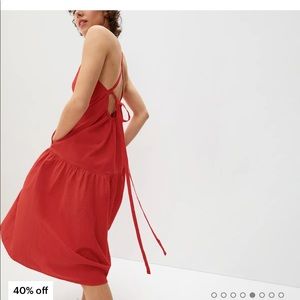 Everlane pinafore dress